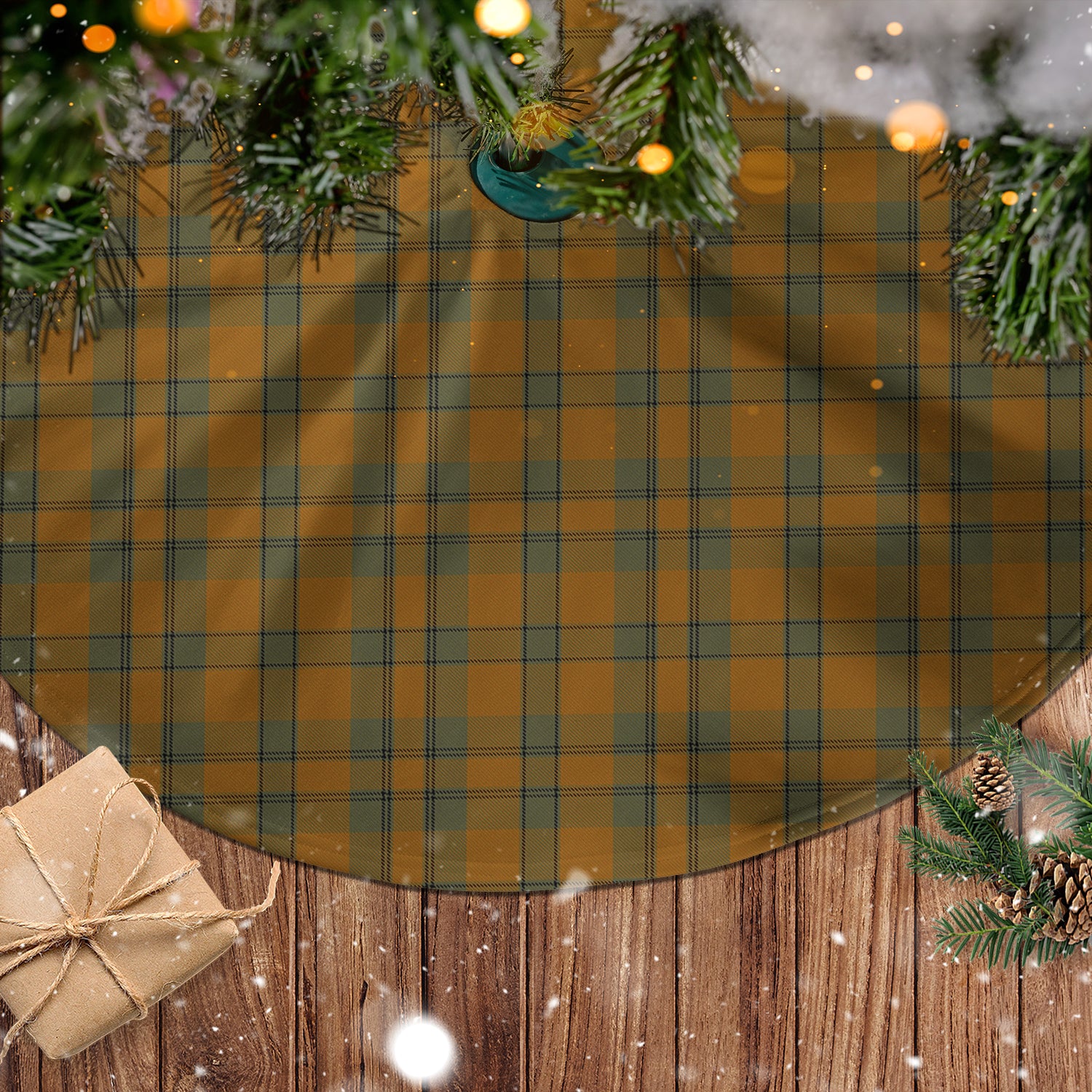 Donachie of Brockloch Ancient Hunting Tartan Christmas Tree Skirt - Tartanvibesclothing