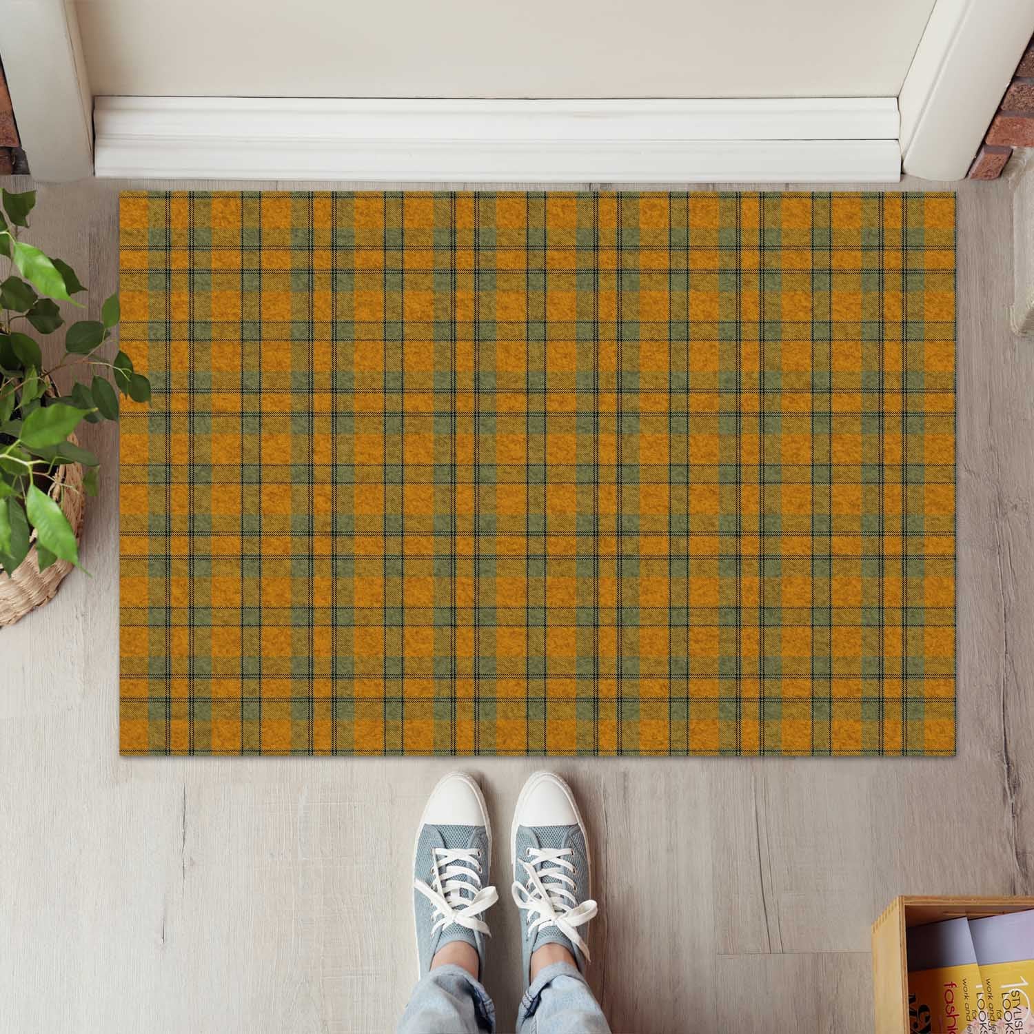 Donachie of Brockloch Ancient Hunting Tartan Door Mat - Tartanvibesclothing