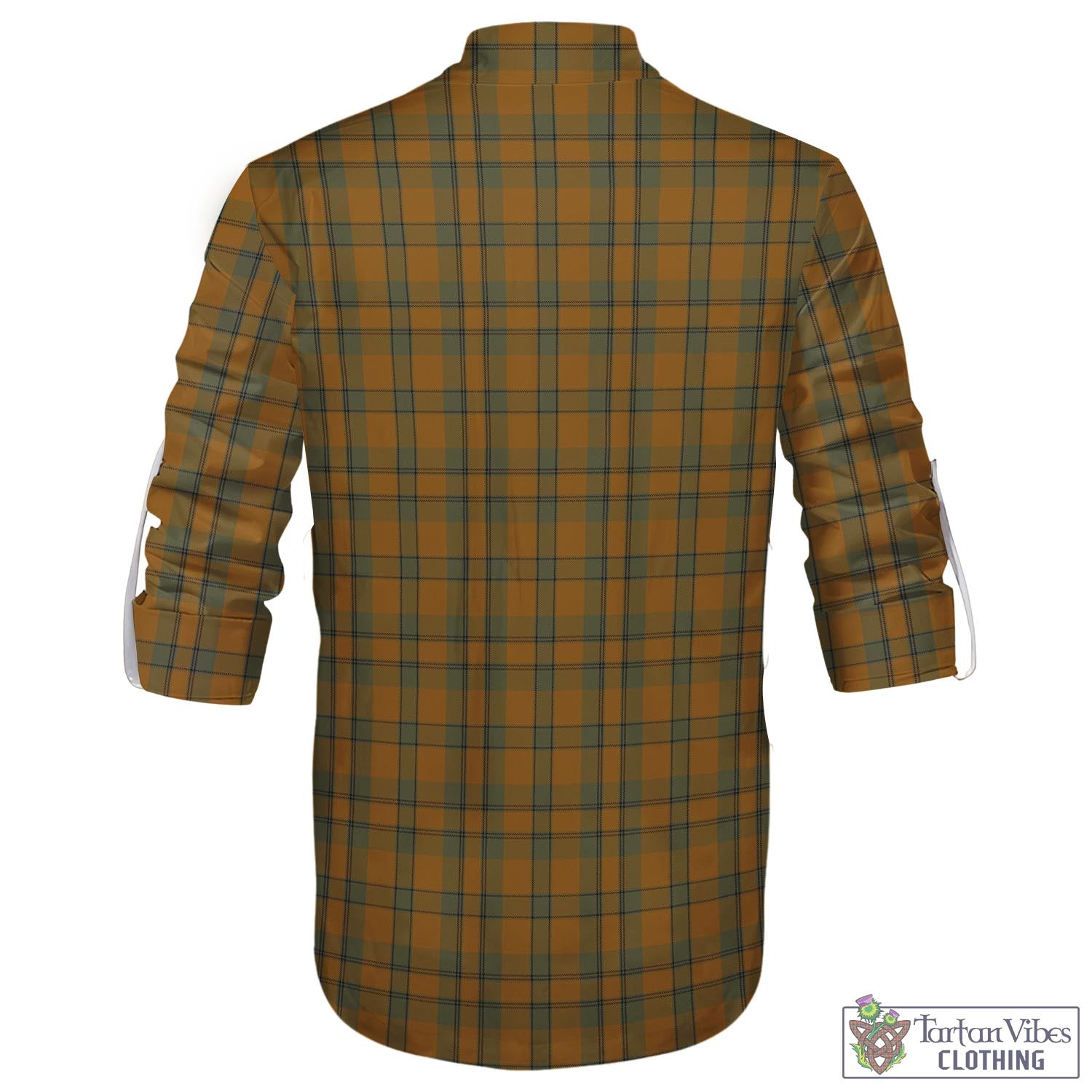 Tartan Vibes Clothing Donachie of Brockloch Ancient Hunting Tartan Men's Scottish Traditional Jacobite Ghillie Kilt Shirt