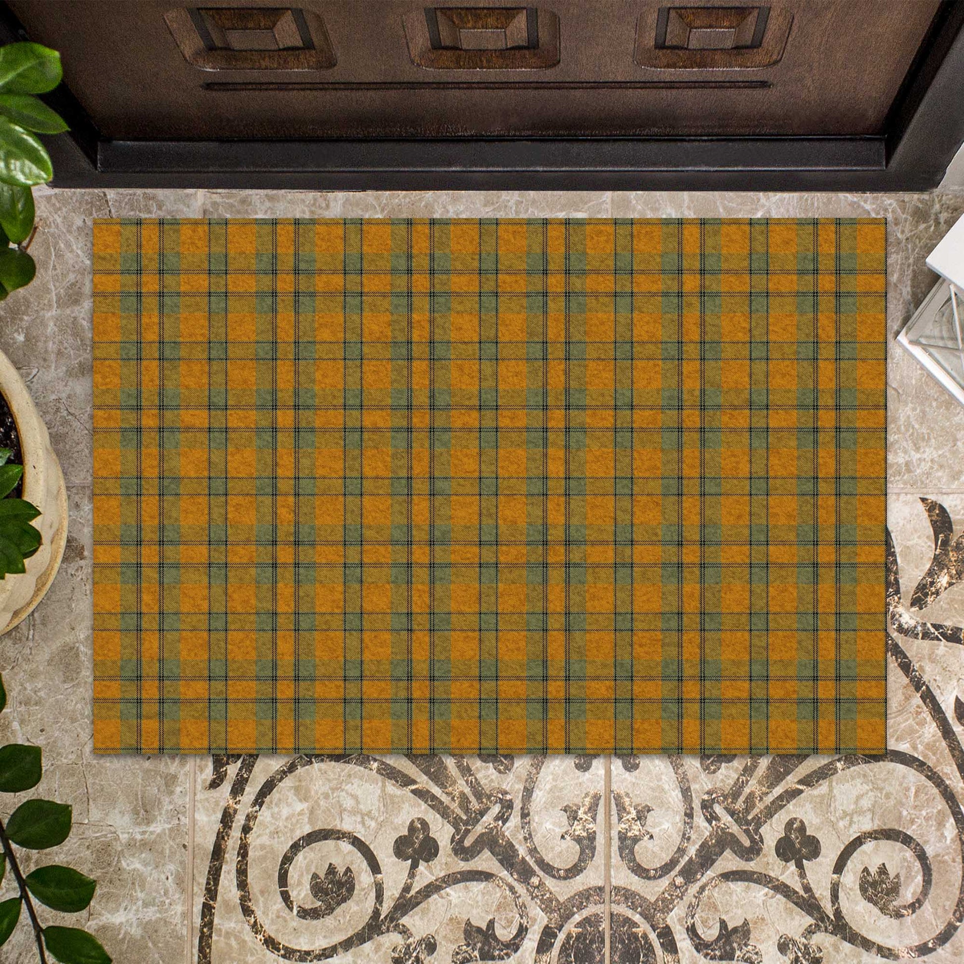 Donachie of Brockloch Ancient Hunting Tartan Door Mat - Tartanvibesclothing