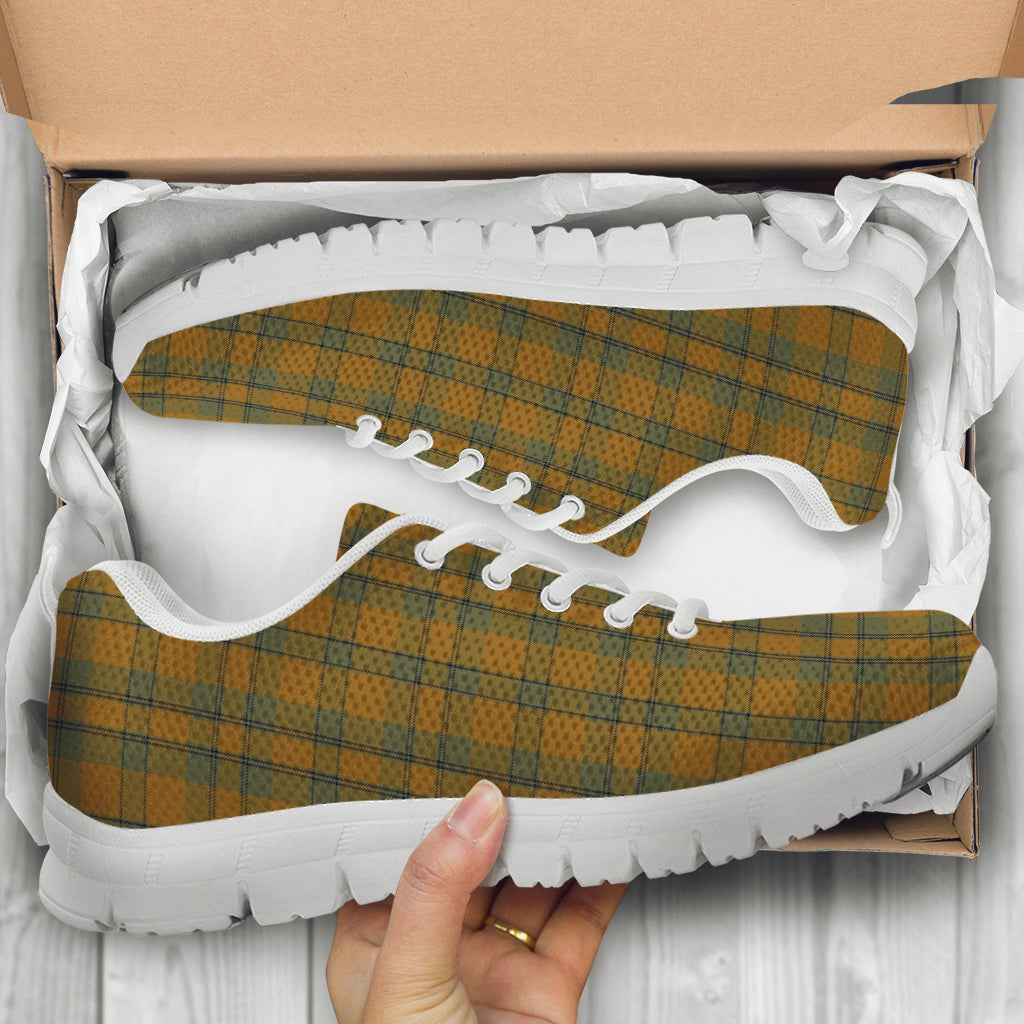 Donachie of Brockloch Ancient Hunting Tartan Sneakers - Tartan Vibes Clothing