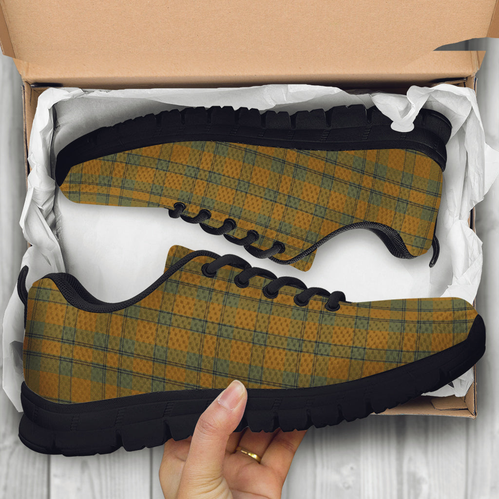 Donachie of Brockloch Ancient Hunting Tartan Sneakers - Tartan Vibes Clothing