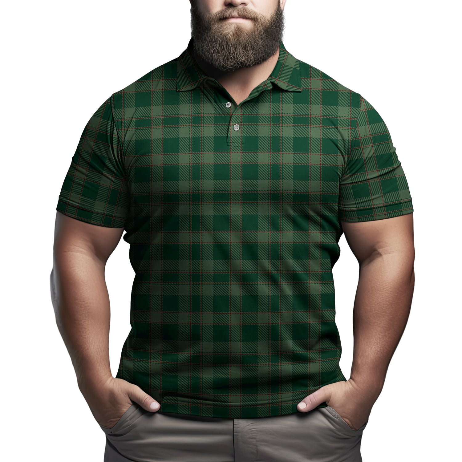 Donachie of Brockloch Hunting Tartan Mens Polo Shirt Kid - Tartan Vibes Clothing