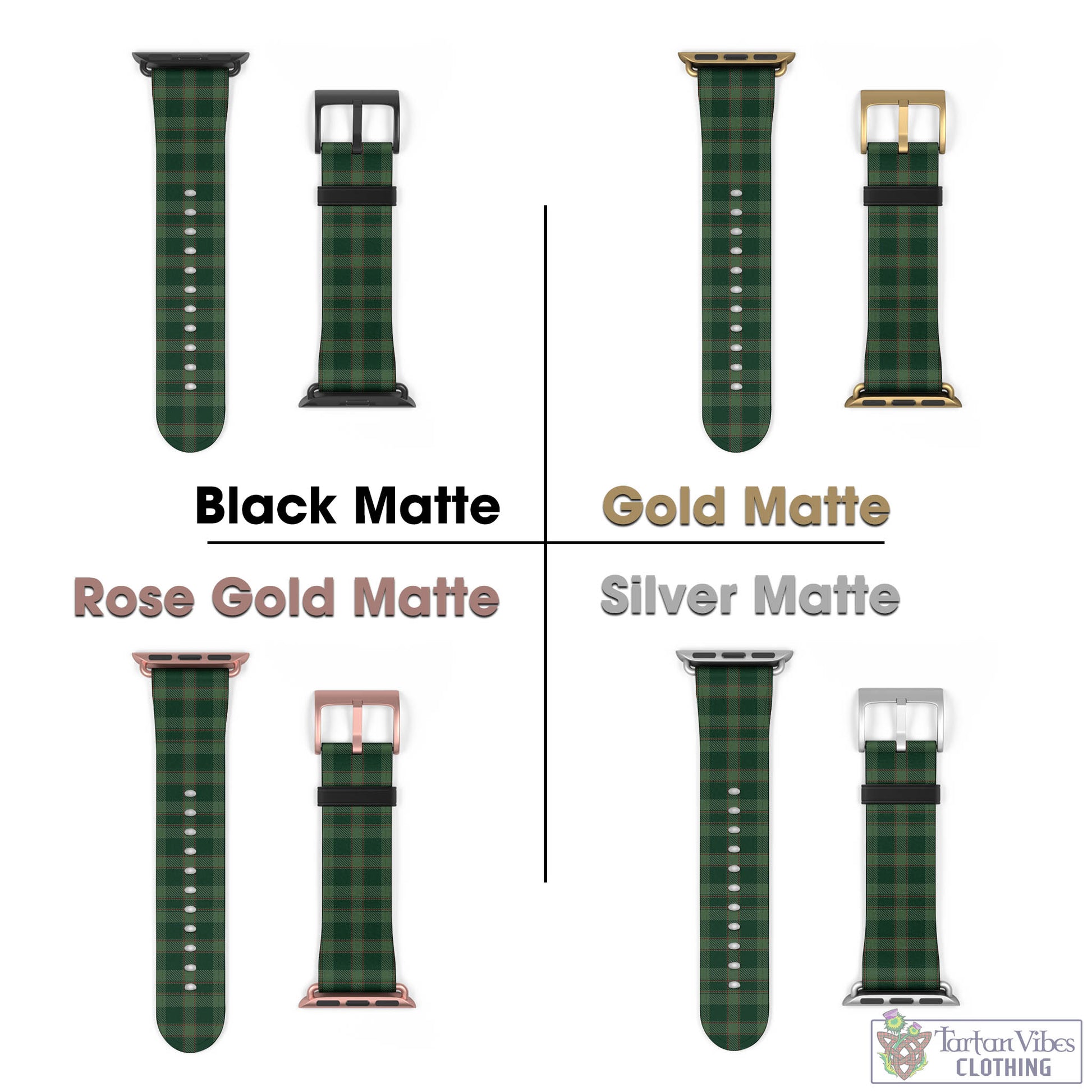 Tartan Vibes Clothing Donachie of Brockloch Hunting Tartan Watch Band