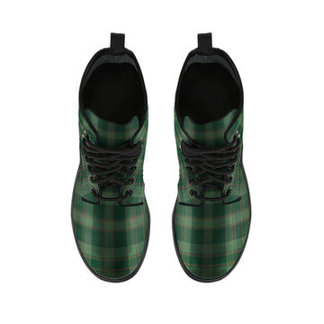 Donachie of Brockloch Hunting Tartan Leather Boots