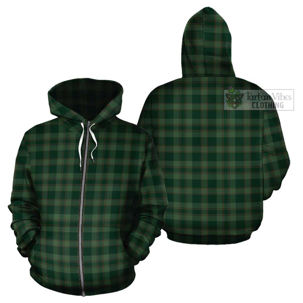 Donachie of Brockloch Hunting Tartan Cotton Hoodie Zip Hoodie - Tartan Vibes Clothing