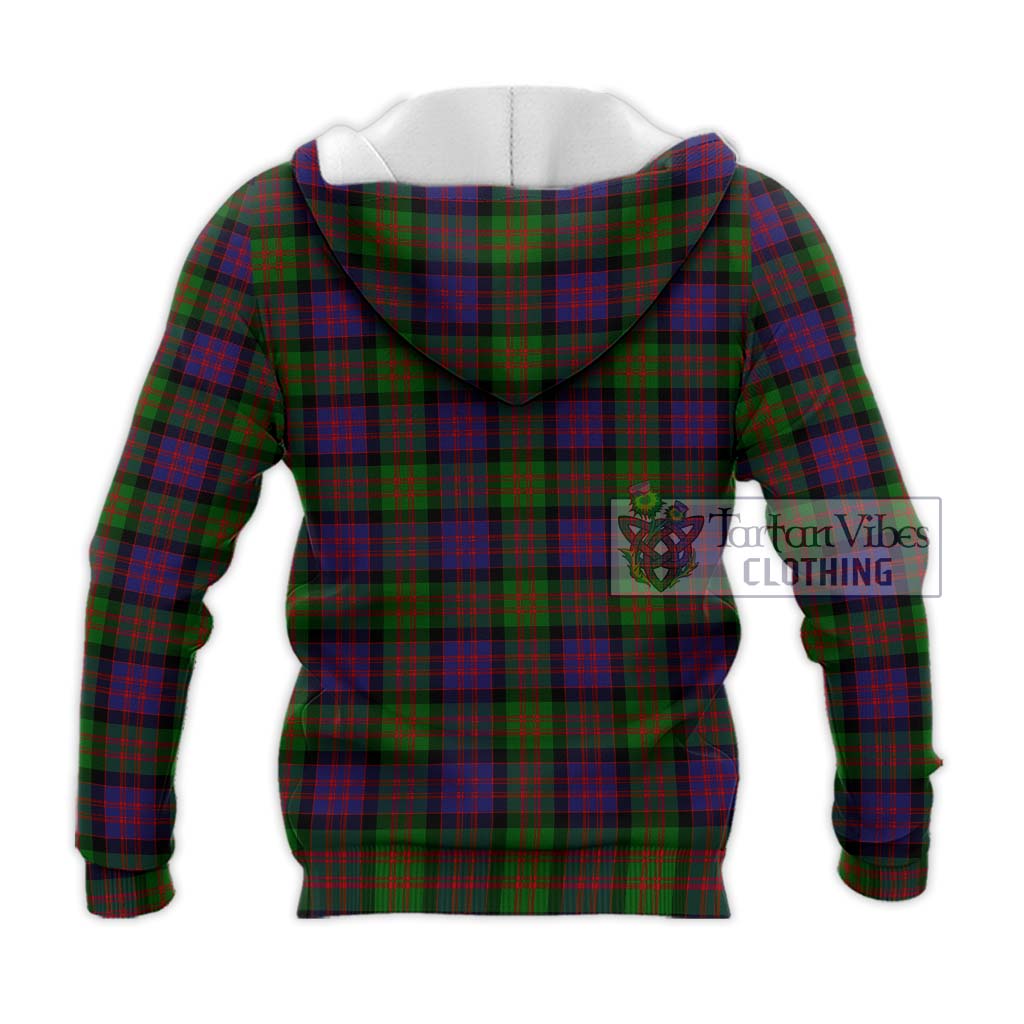 Tartan Vibes Clothing Donald Tartan Knitted Hoodie with Family Crest DNA In Me Style