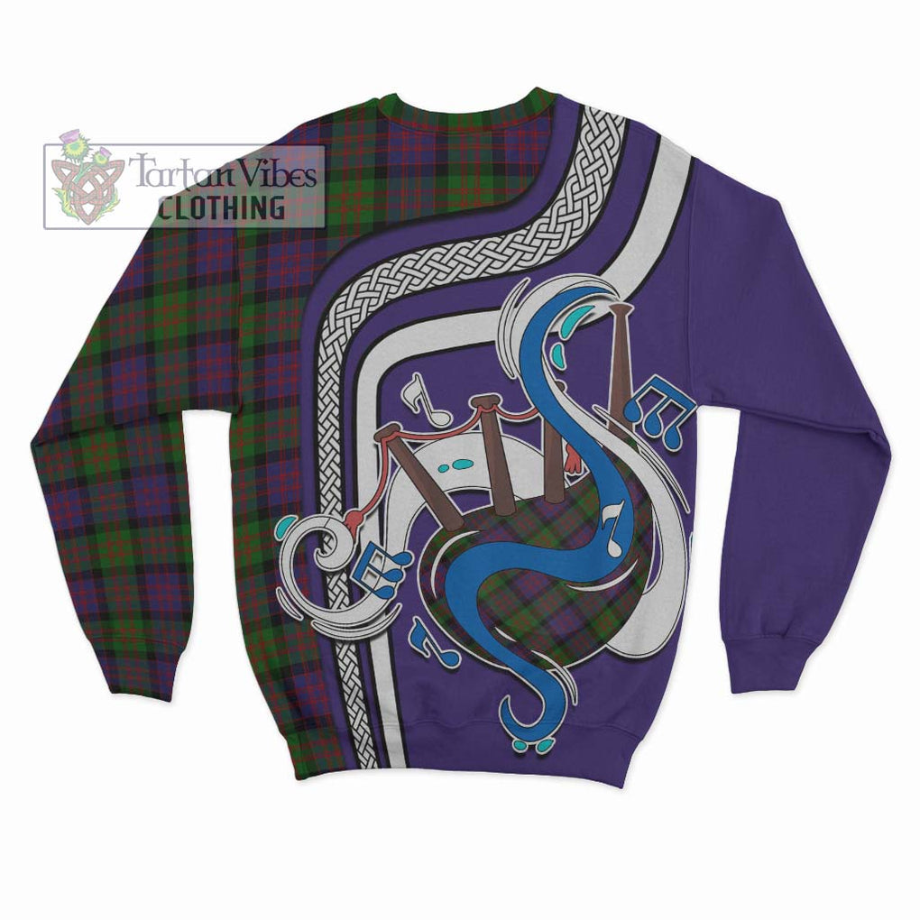 Donald Tartan Sweatshirt with Epic Bagpipe Style - Tartanvibesclothing Shop