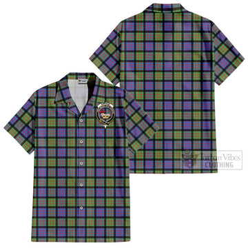 Donald Ancient Tartan Cotton Hawaiian Shirt with Family Crest