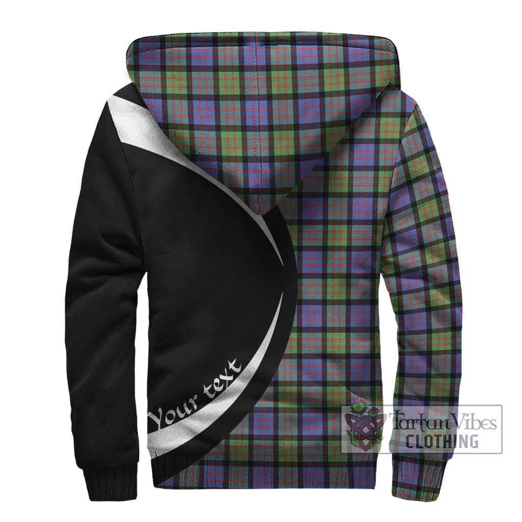 Donald Ancient Tartan Sherpa Hoodie with Family Crest Circle Style - Tartan Vibes Clothing