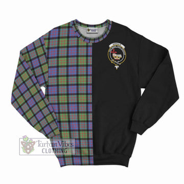 Donald Ancient Tartan Sweatshirt with Family Crest and Half Of Me Style