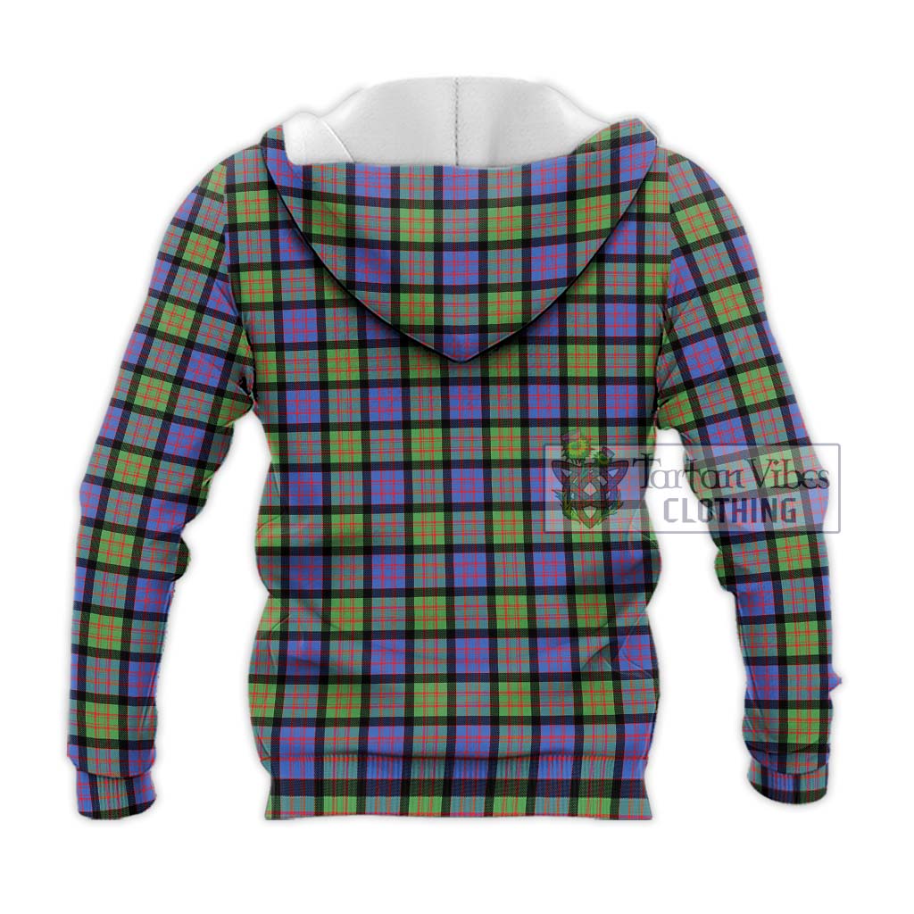 Tartan Vibes Clothing Donald Ancient Tartan Knitted Hoodie with Family Crest DNA In Me Style