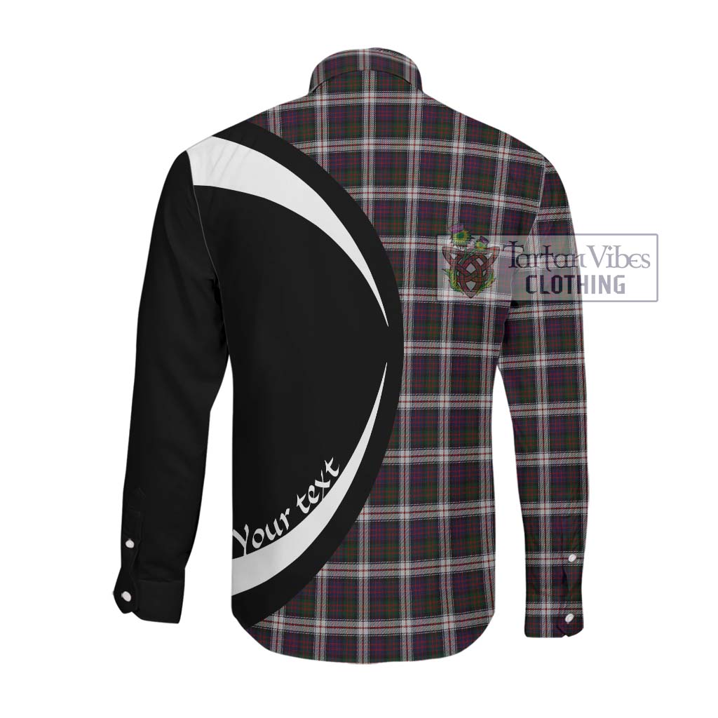 Donald Dress Tartan Long Sleeve Button Up with Family Crest Circle Style Men's Shirt - Tartan Vibes Clothing