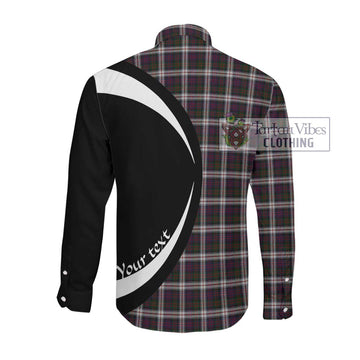 Donald Dress Tartan Long Sleeve Button Up with Family Crest Circle Style