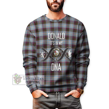 Donald Dress Ancient Tartan Sweatshirt with Family Crest DNA In Me Style