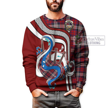 Donald Dress Irish Tartan Sweatshirt with Epic Bagpipe Style