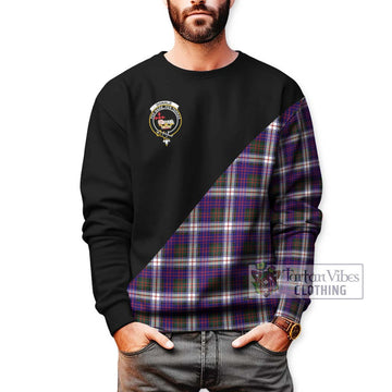 Donald Dress Modern Tartan Sweatshirt with Family Crest and Military Logo Style