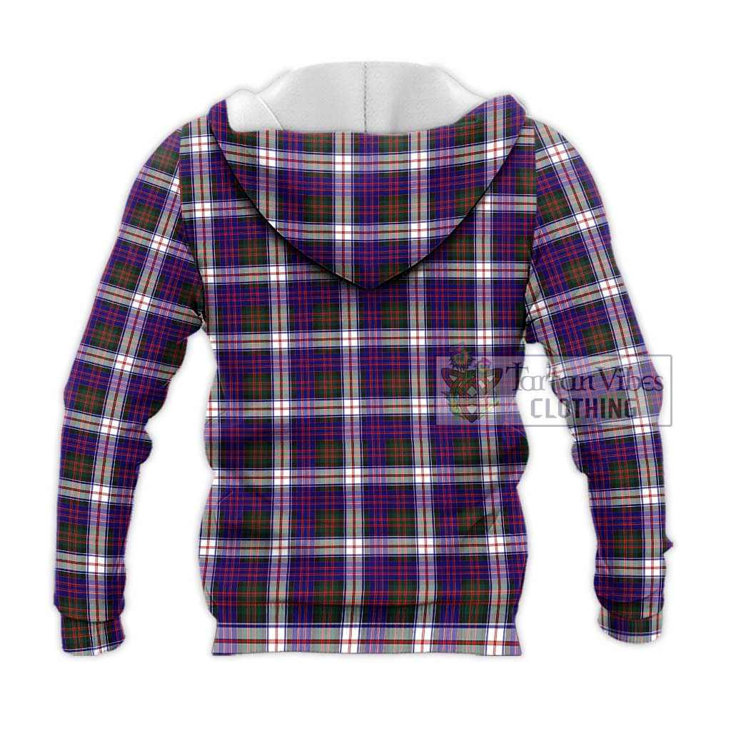 Tartan Vibes Clothing Donald Dress Modern Tartan Knitted Hoodie with Family Crest DNA In Me Style