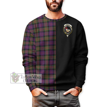 Donald Modern Tartan Sweatshirt with Family Crest and Half Of Me Style