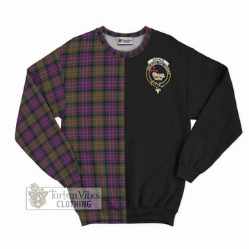 Donald Modern Tartan Sweatshirt with Family Crest and Half Of Me Style