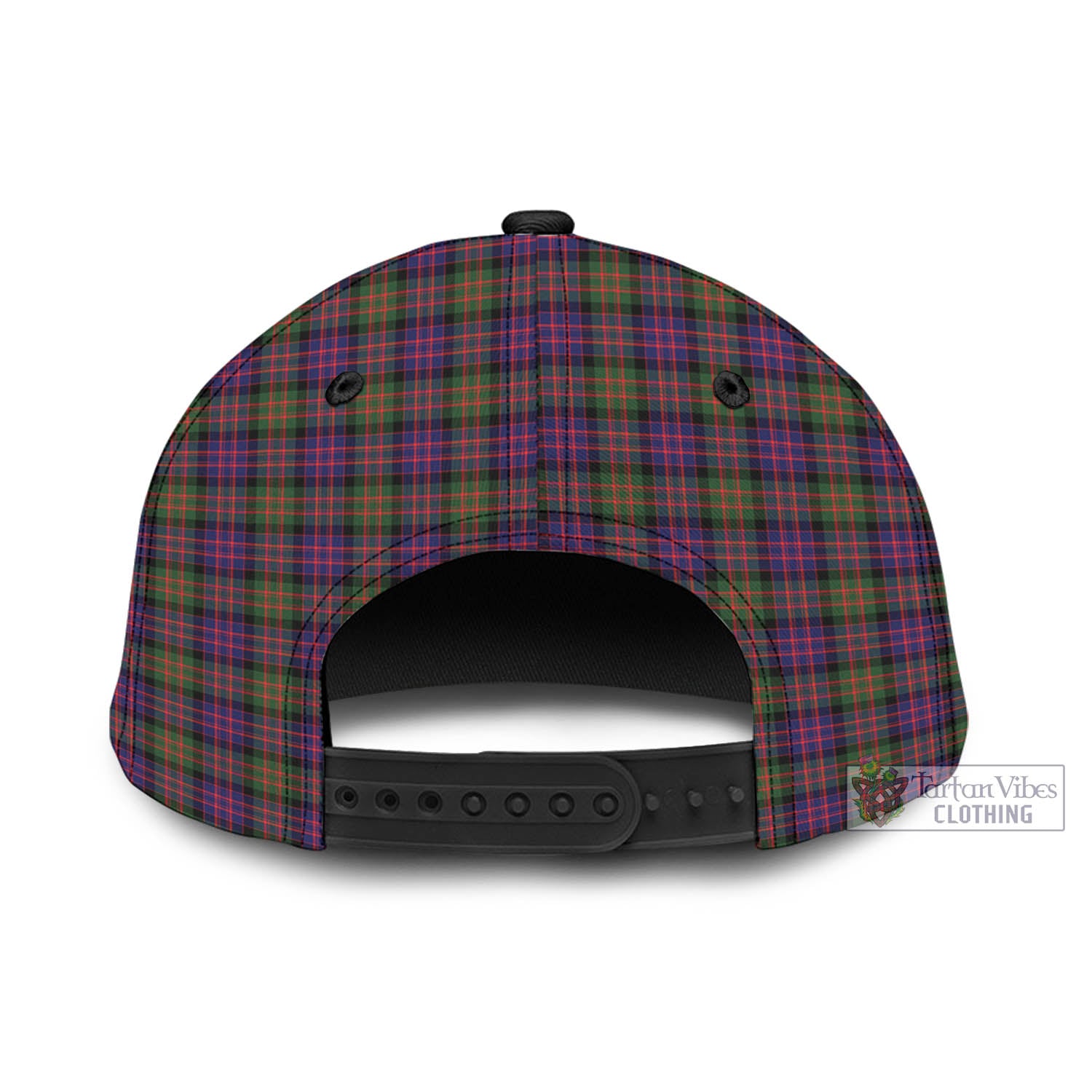 Tartan Vibes Clothing Donald Modern Tartan Classic Cap with Family Crest In Me Style