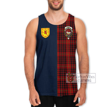 Donald of Ardnamurchan Tartan Men's Tank Top Alba with Scottish Lion Royal Arm Half Style