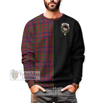 Donald of Boisdale Tartan Sweatshirt with Family Crest and Half Of Me Style