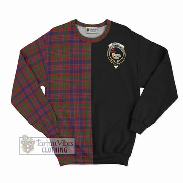 Donald of Boisdale Tartan Sweatshirt with Family Crest and Half Of Me Style