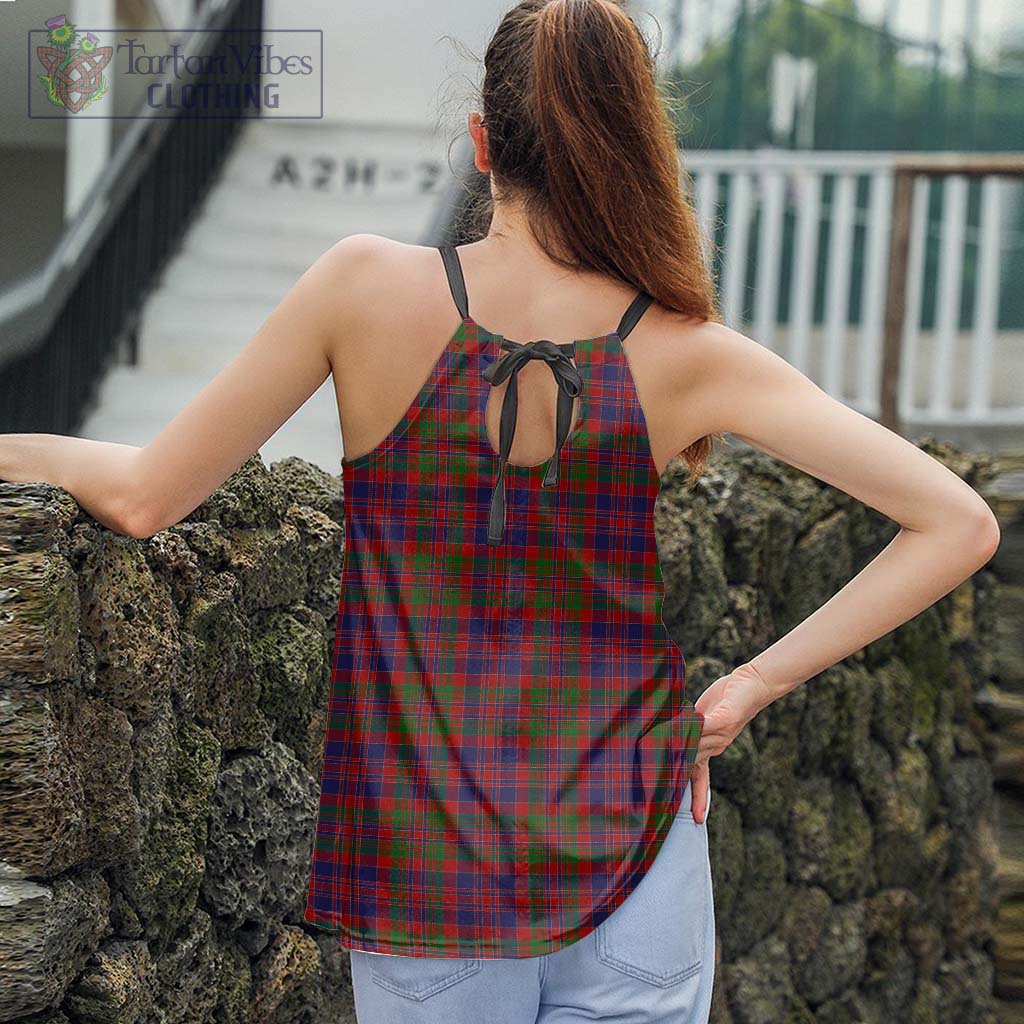 Tartan Vibes Clothing Donald of Boisdale Tartan Loose Halter Neck Camisole