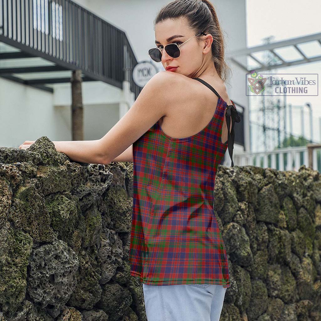 Tartan Vibes Clothing Donald of Boisdale Tartan Loose Halter Neck Camisole