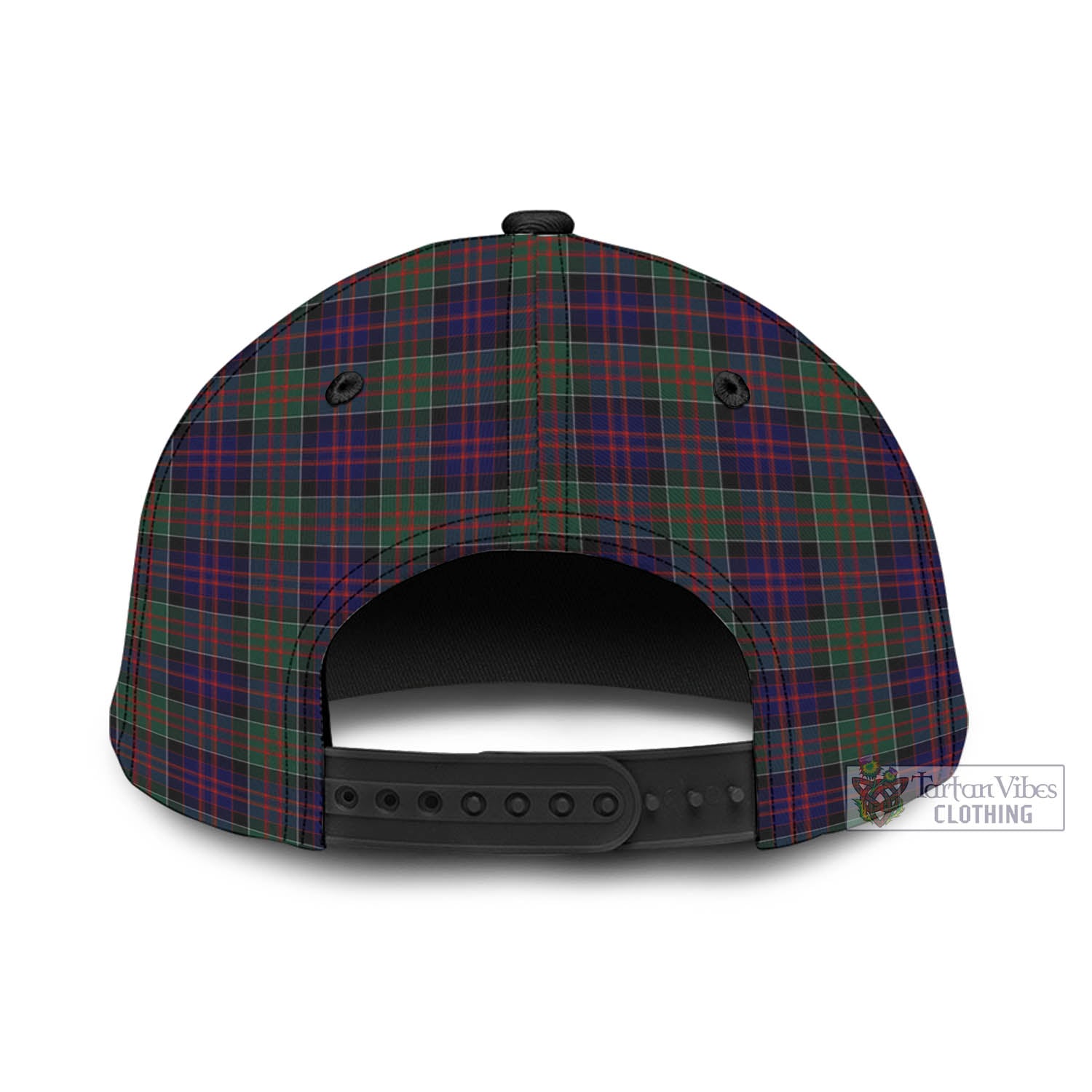 Tartan Vibes Clothing Donald of Clan Ranald Tartan Classic Cap with Family Crest In Me Style