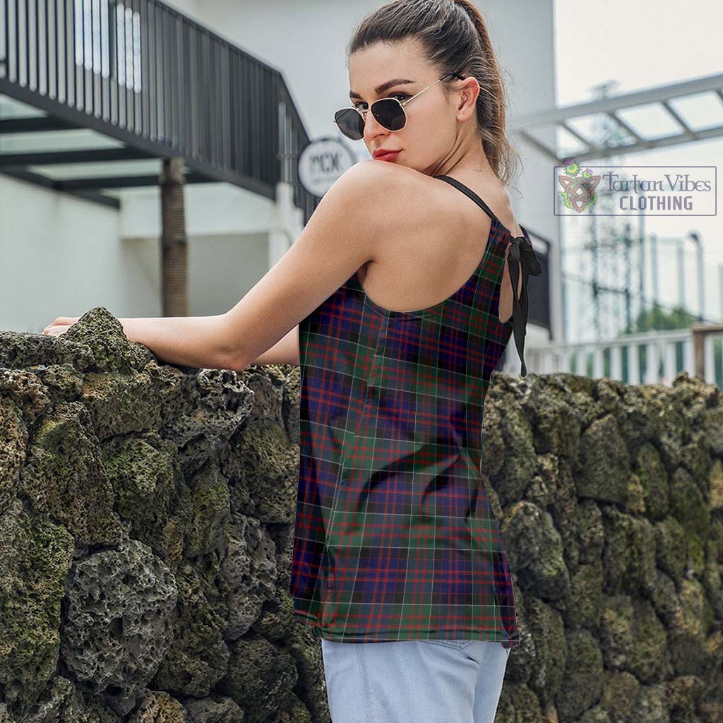 Tartan Vibes Clothing Donald of Clan Ranald Tartan Loose Halter Neck Camisole