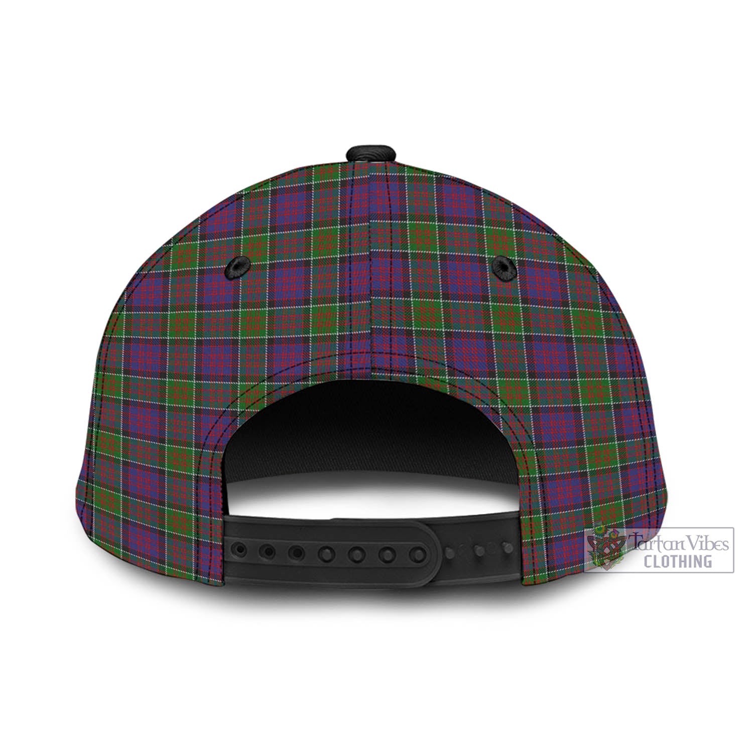 Tartan Vibes Clothing Donald of Clan Ranald Modern Tartan Classic Cap with Family Crest In Me Style