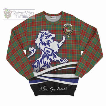 Donald of Kingsburgh Tartan Sweatshirt with Alba Gu Brath Regal Lion Emblem