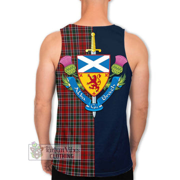 Donald of Lochmaddy Tartan Men's Tank Top Alba with Scottish Lion Royal Arm Half Style