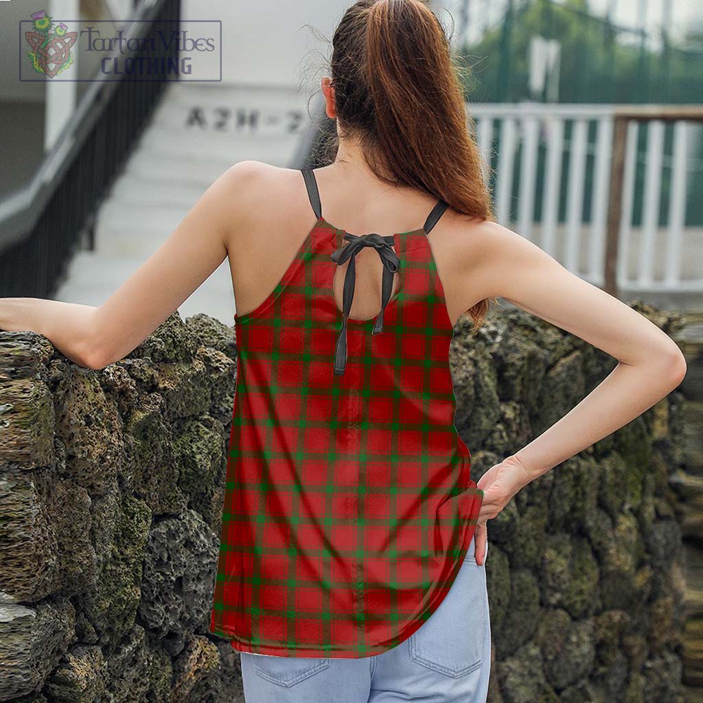 Tartan Vibes Clothing Donald of Sleat Tartan Loose Halter Neck Camisole