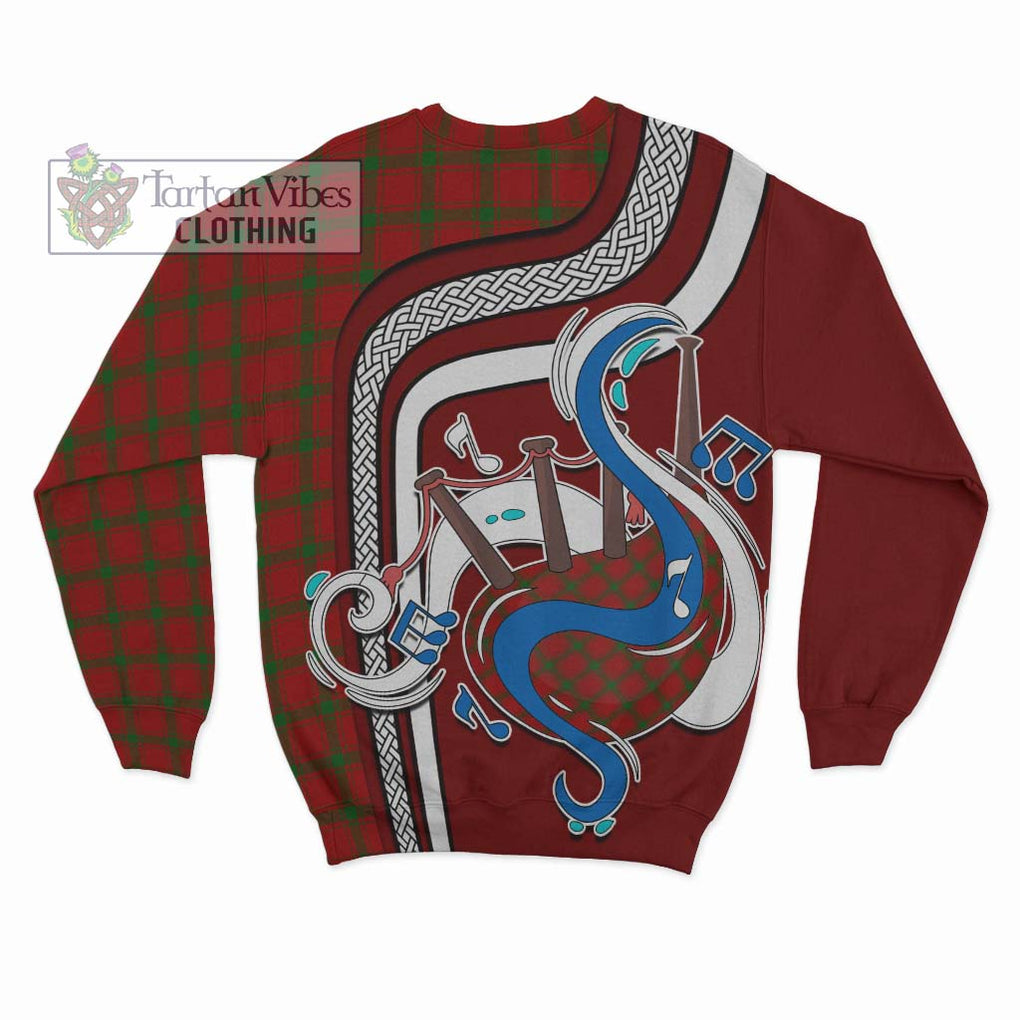 Donald of Sleat Tartan Sweatshirt with Epic Bagpipe Style - Tartanvibesclothing Shop