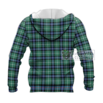 Donald of the Isles Hunting Ancient Tartan Knitted Hoodie with Family Crest DNA In Me Style