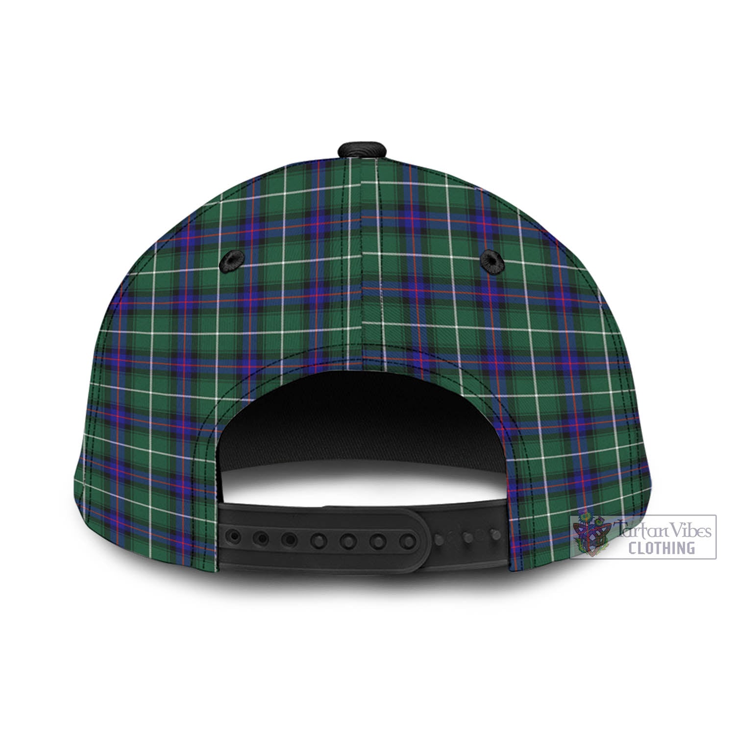 Tartan Vibes Clothing Donald of the Isles Hunting Modern Tartan Classic Cap with Family Crest In Me Style