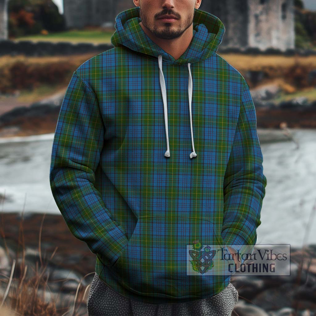 Donegal County Ireland Tartan Cotton Hoodie Pullover Hoodie XS - Tartan Vibes Clothing