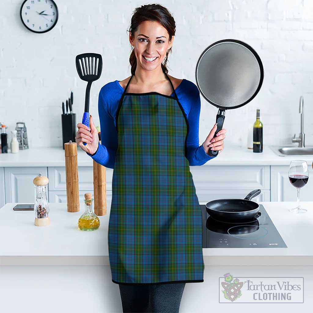 Donegal County Ireland Tartan Apron Black S 38x47 cm - Tartan Vibes Clothing