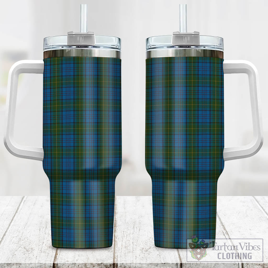 Tartan Vibes Clothing Donegal County Ireland Tartan Tumbler with Handle