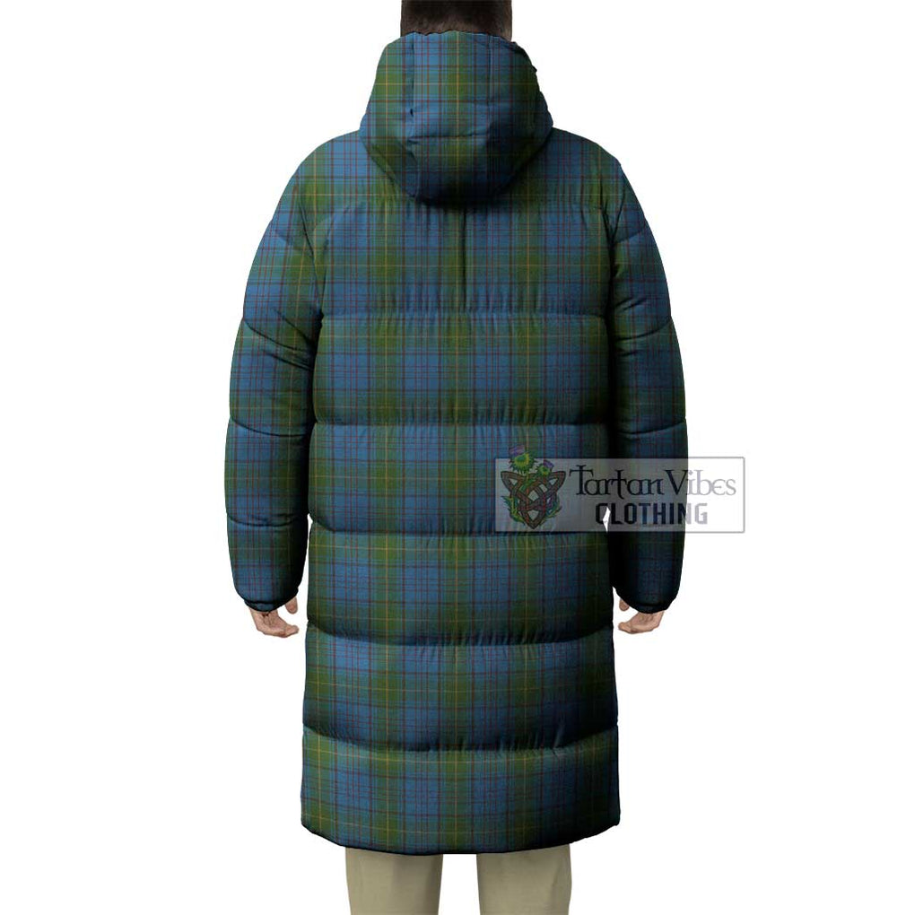 Tartan Vibes Clothing Donegal County Ireland Tartan Long Down Jacket