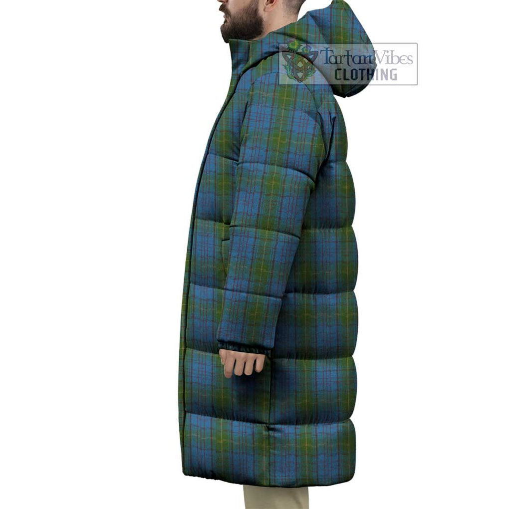 Tartan Vibes Clothing Donegal County Ireland Tartan Long Down Jacket