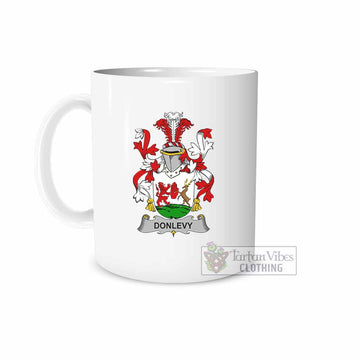 Donlevy Irish Clan Coat of Arms Ceramic Mug