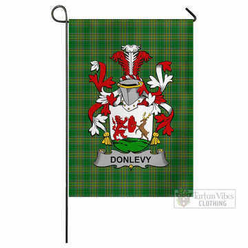 Donlevy Irish Clan Flag with Coat of Arms