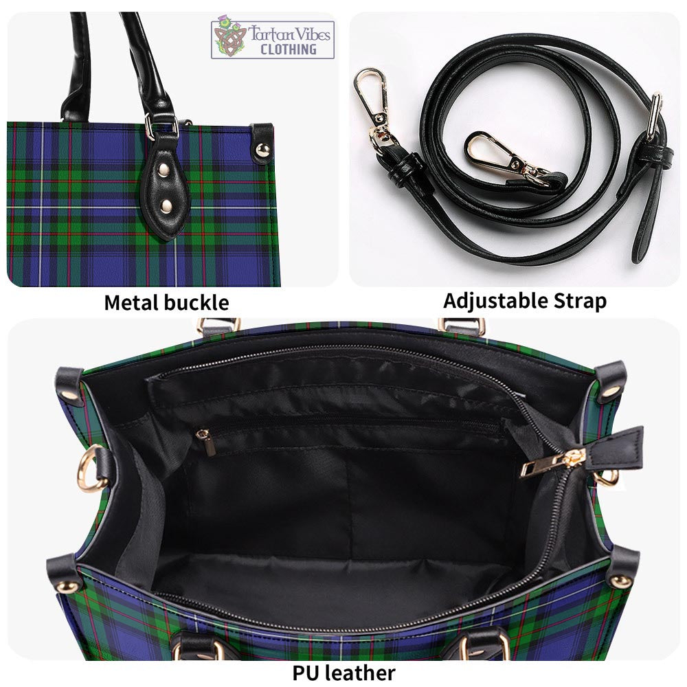 Tartan Vibes Clothing Donnachaidh Tartan Luxury Leather Handbags