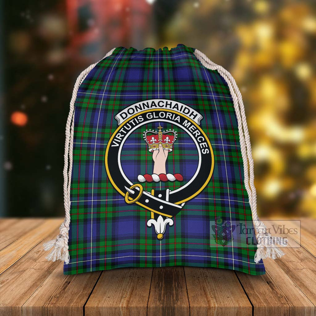 Tartan Vibes Clothing Donnachaidh Tartan Christmas Santa's Bag with Family Crest