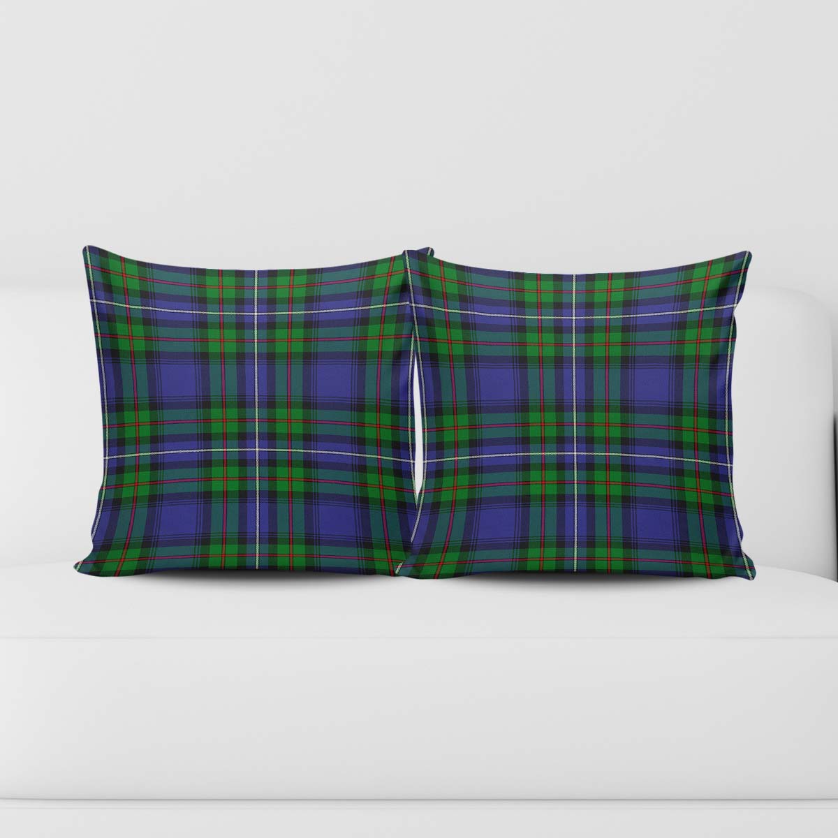 Donnachaidh Tartan Pillow Cover Square Pillow Cover - Tartanvibesclothing