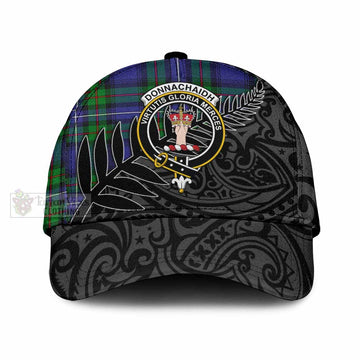 Donnachaidh Tartan Classic Cap with New Zealand Silver Fern Half Style